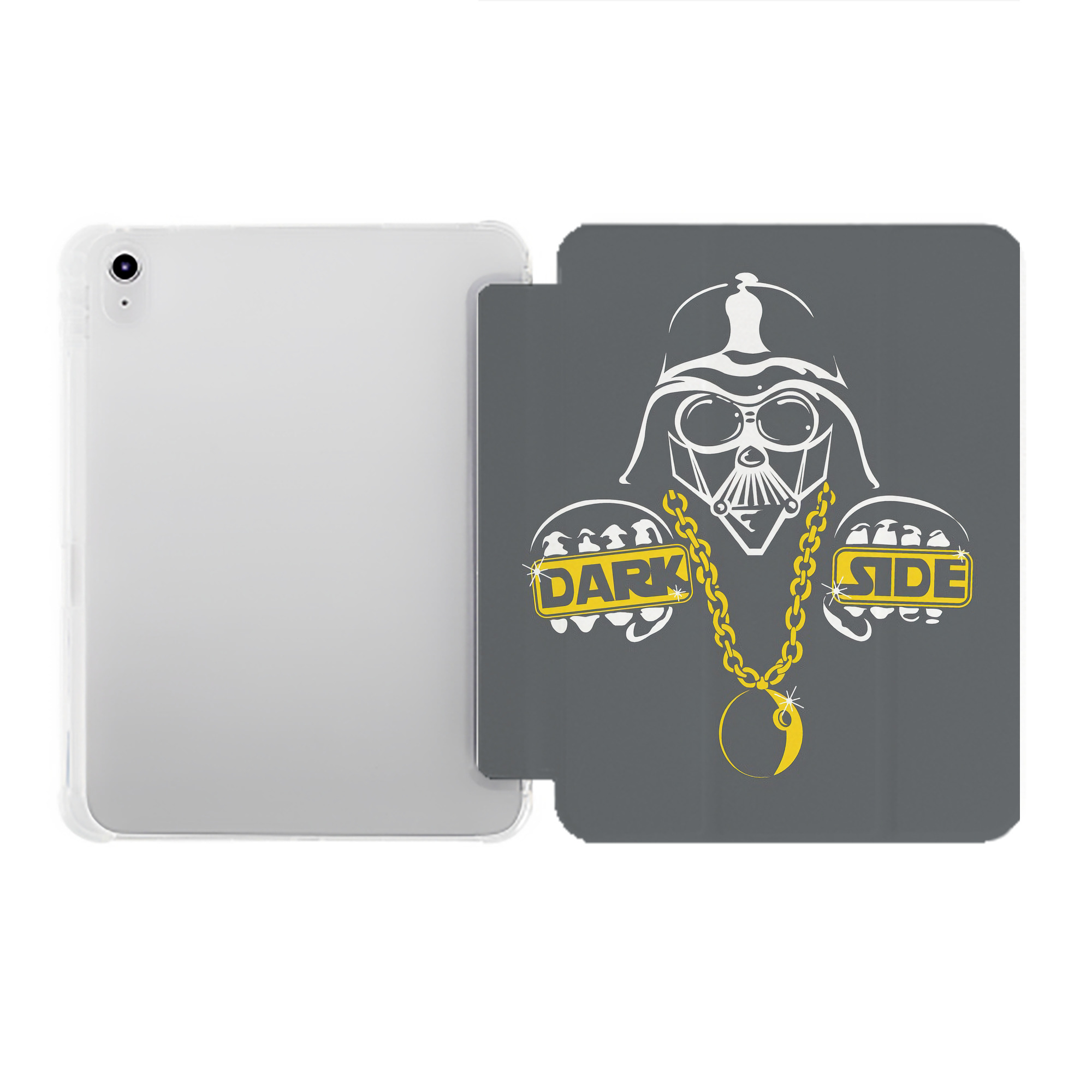 （画像用） スター・ウォーズ Star Wars IPad ケース ペン収納付き 三つ折りスタンド PUレザー×シリコン 対応機種9.5/10.5/10.9インチ